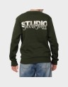 YUKI BACK SWEAT CREW NECK