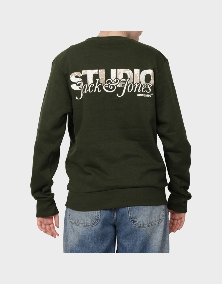 YUKI BACK SWEAT CREW NECK