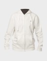 COTTON FLEECE SOLID CARDIGAN
