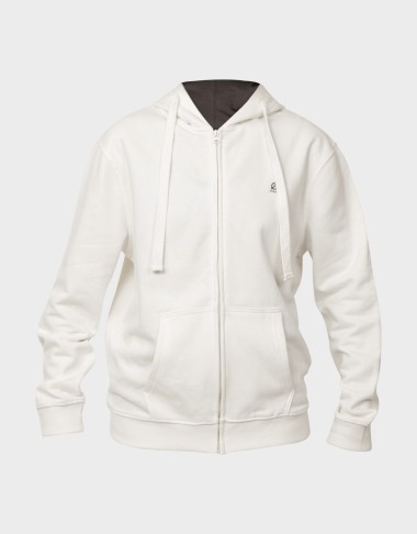 COTTON FLEECE SOLID CARDIGAN