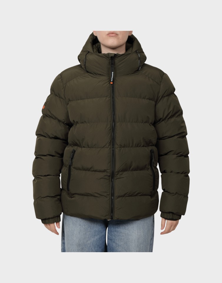 HOODED SPORTS PUFFER JACKET