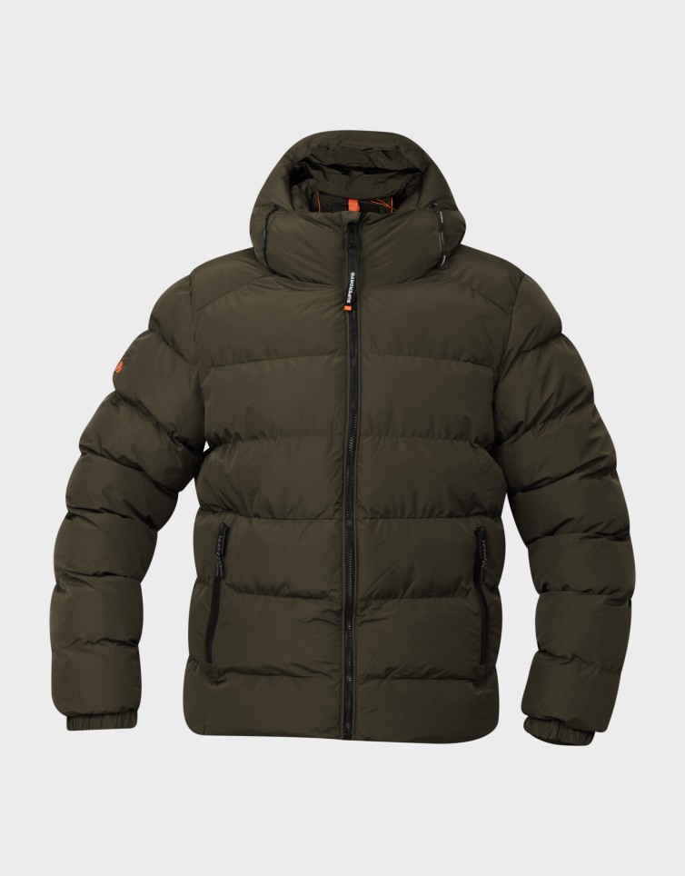 HOODED SPORTS PUFFER JACKET