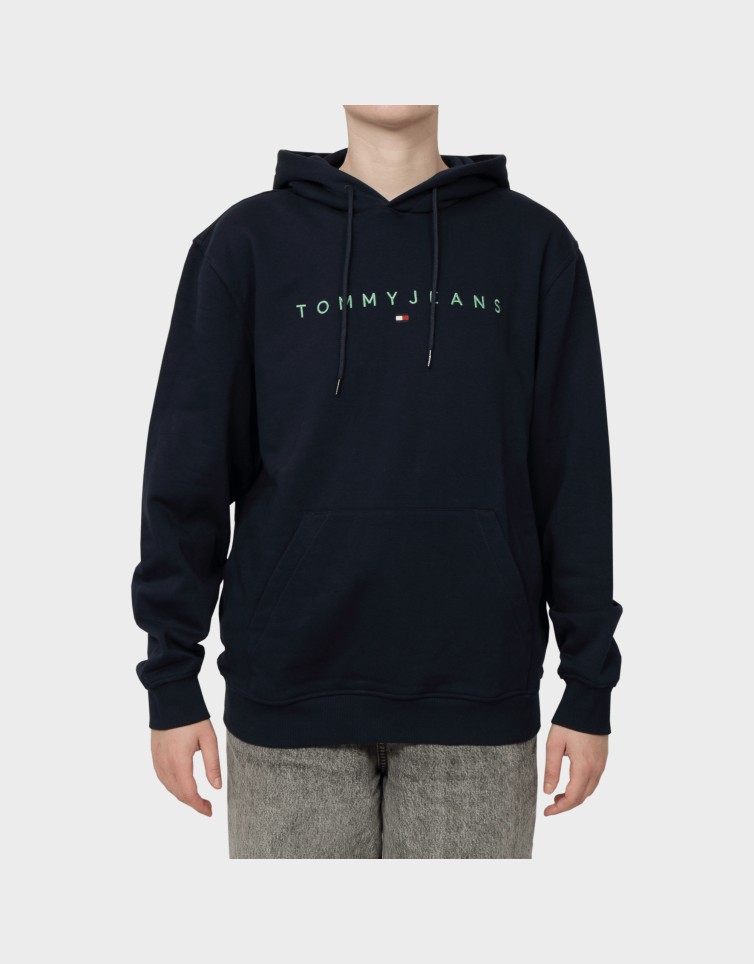 REG LINEAR LOGO HOODIE