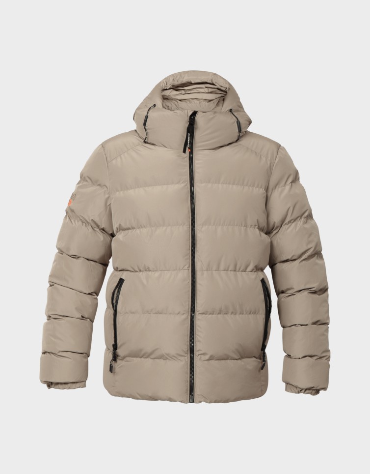 HOODED SPORTS PUFFER JACKET