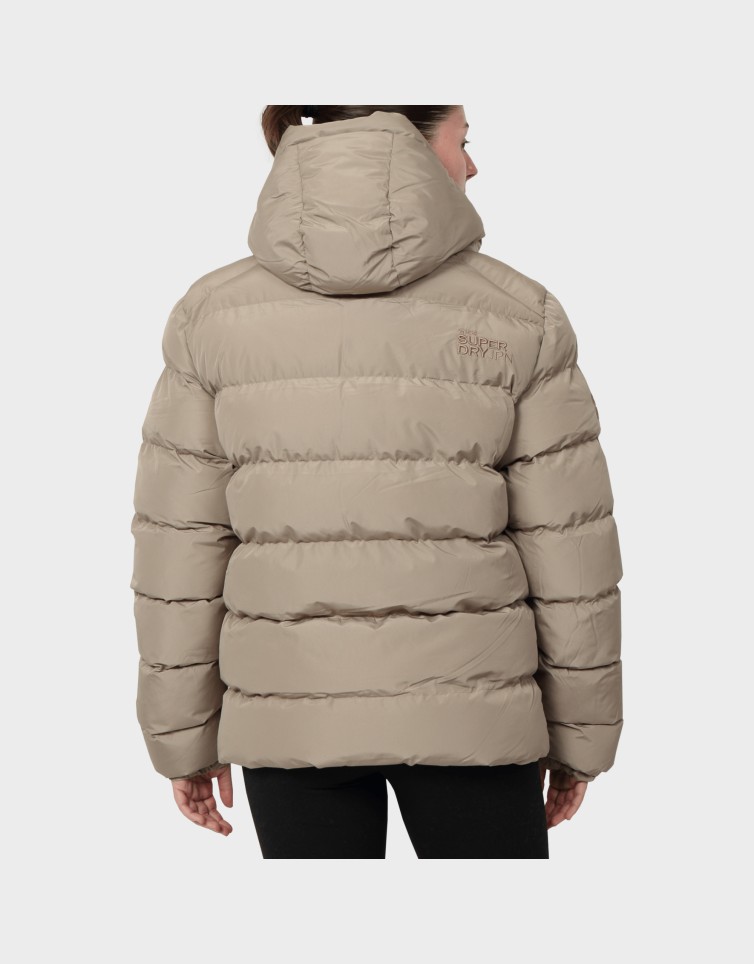 HOODED SPORTS PUFFER JACKET