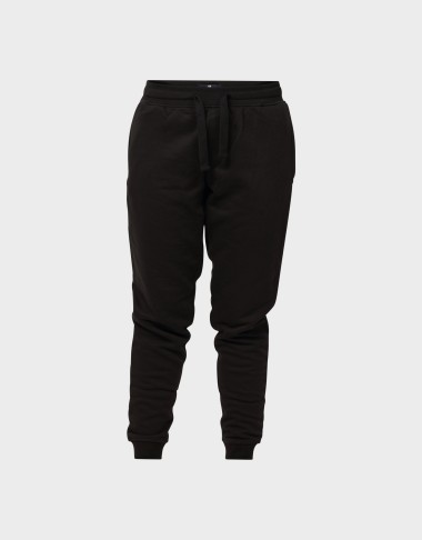 COTTON FLEECE JOGGER SOLID RIB