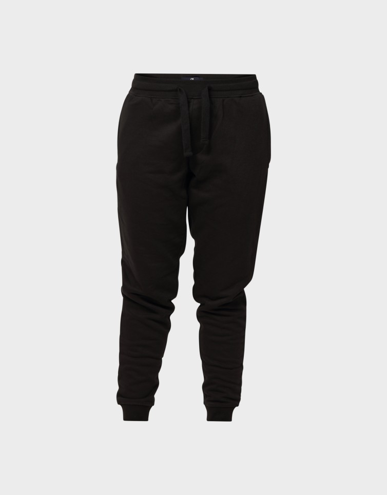 COTTON FLEECE JOGGER SOLID RIB