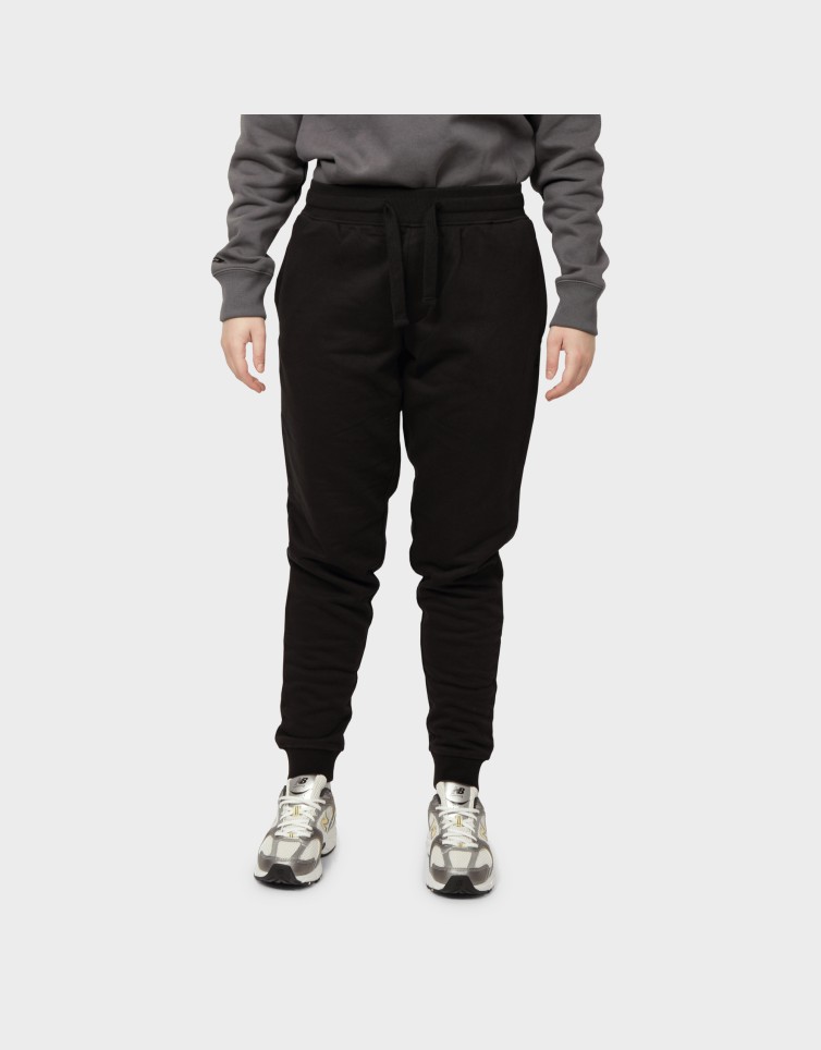 COTTON FLEECE JOGGER SOLID RIB