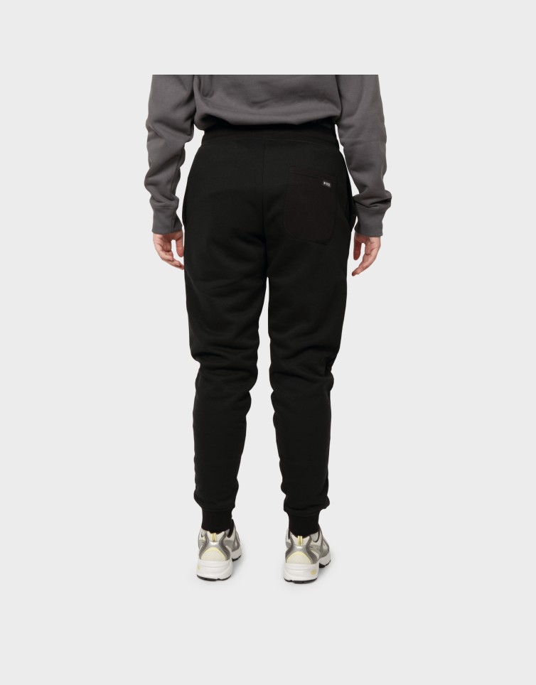 COTTON FLEECE JOGGER SOLID RIB