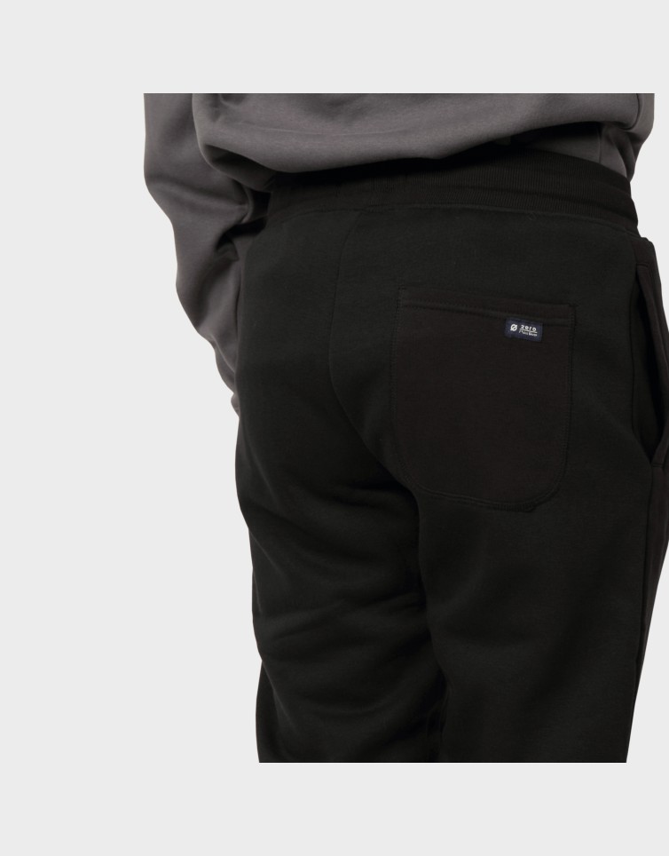 COTTON FLEECE JOGGER SOLID RIB