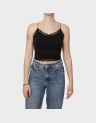 VICKY LACE SEAMLESS CROPPED TOP