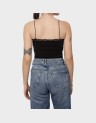 VICKY LACE SEAMLESS CROPPED TOP