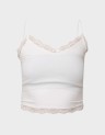 VICKY LACE SEAMLESS CROPPED TOP