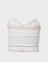 VICKY LACE SEAMLESS CROPPED TOP