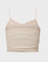 VICKY LACE SEAMLESS CROPPED TOP