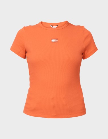 SLIM BADGE RIB TEE