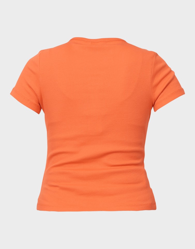 SLIM BADGE RIB TEE