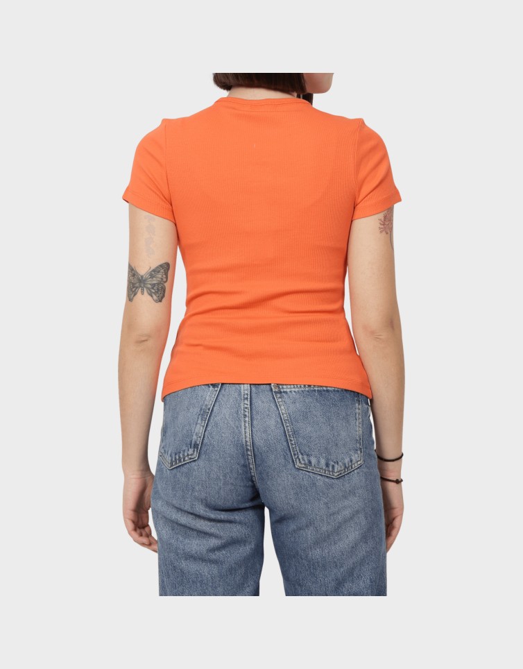 SLIM BADGE RIB TEE