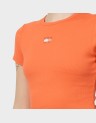 SLIM BADGE RIB TEE