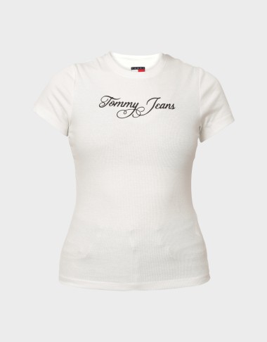 SLIM ESS LOGO RIB TEE