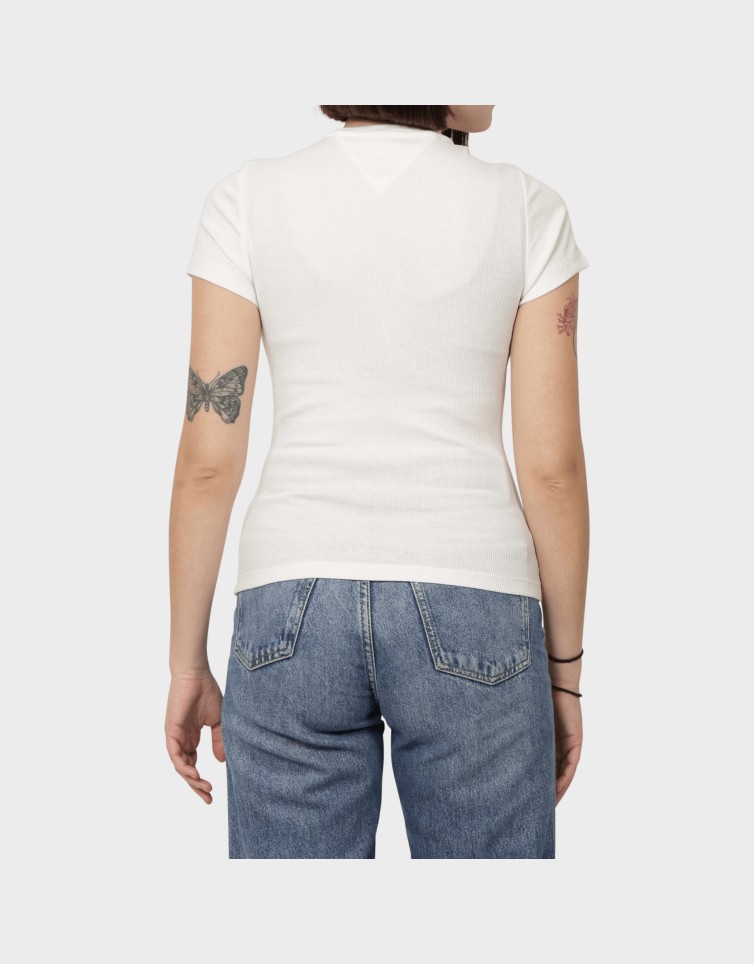 SLIM ESS LOGO RIB TEE