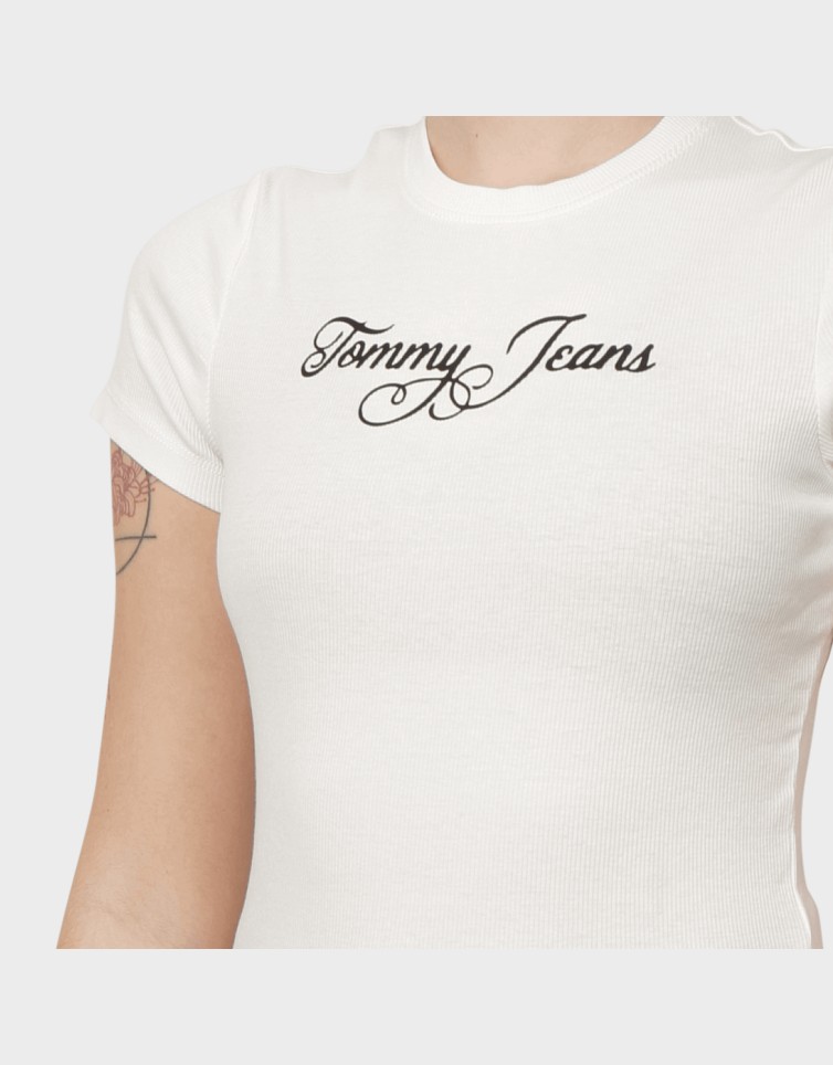 SLIM ESS LOGO RIB TEE