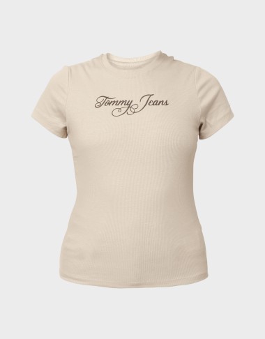 SLIM ESS LOGO RIB TEE