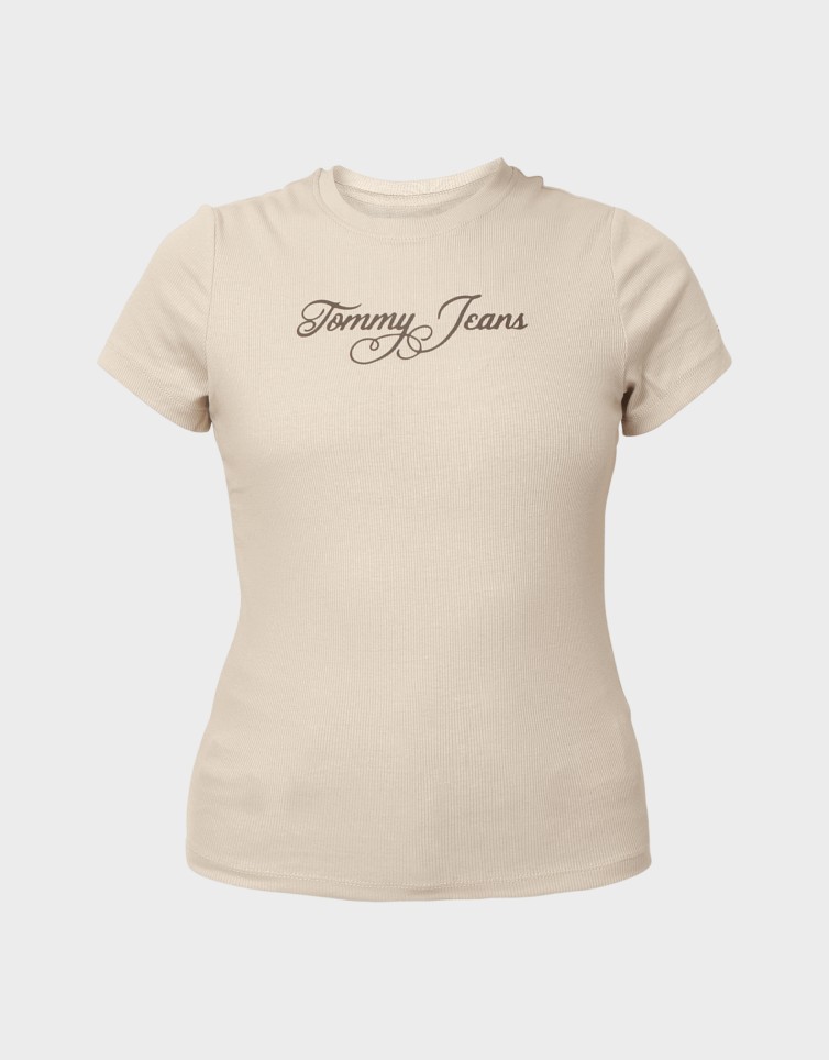 SLIM ESS LOGO RIB TEE