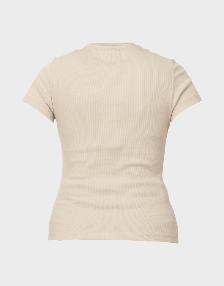 SLIM ESS LOGO RIB TEE