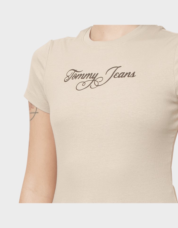 SLIM ESS LOGO RIB TEE