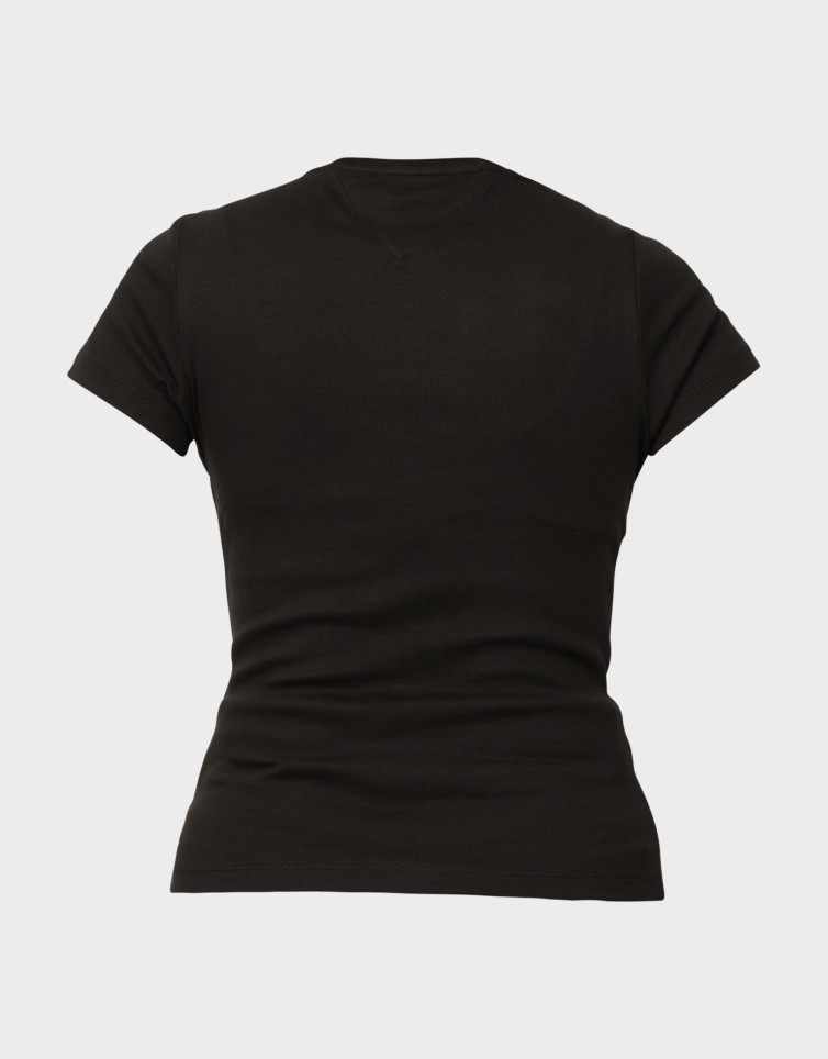 SLIM ESS LOGO RIB TEE