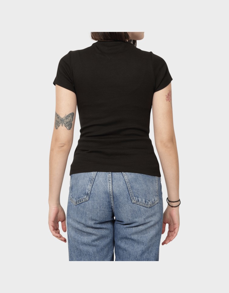 SLIM ESS LOGO RIB TEE
