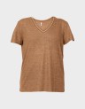 BEATRICE S/S V-NECK DETAIL TOP
