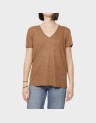 BEATRICE S/S V-NECK DETAIL TOP