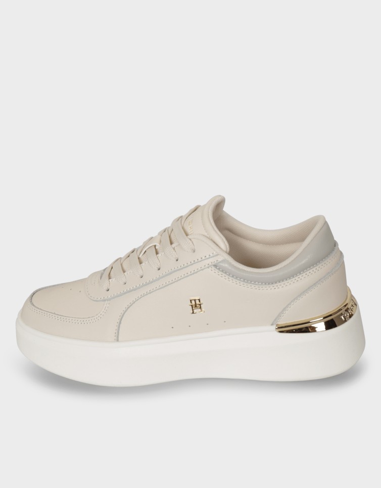 SHINY LEATHER PLATFORM