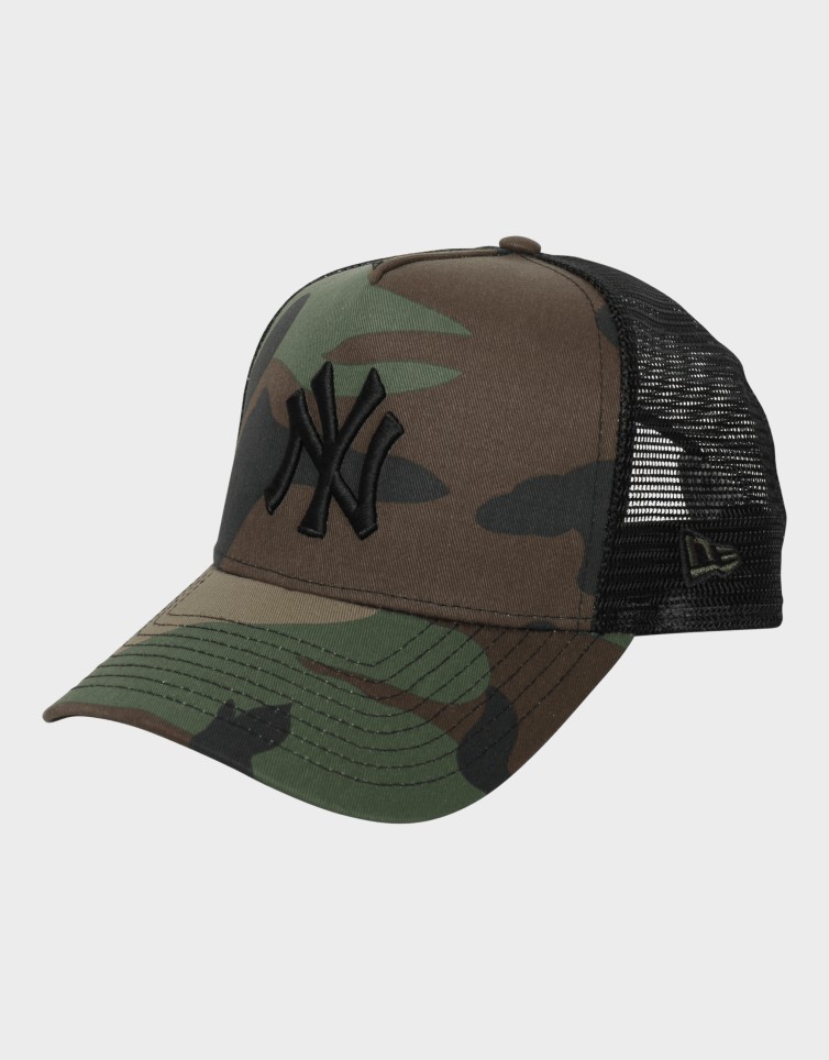 CLEAN CAMO TRUCKER NY YANKEES