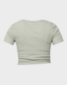 BETTY LIFE S/S SCALLOP V-NECK