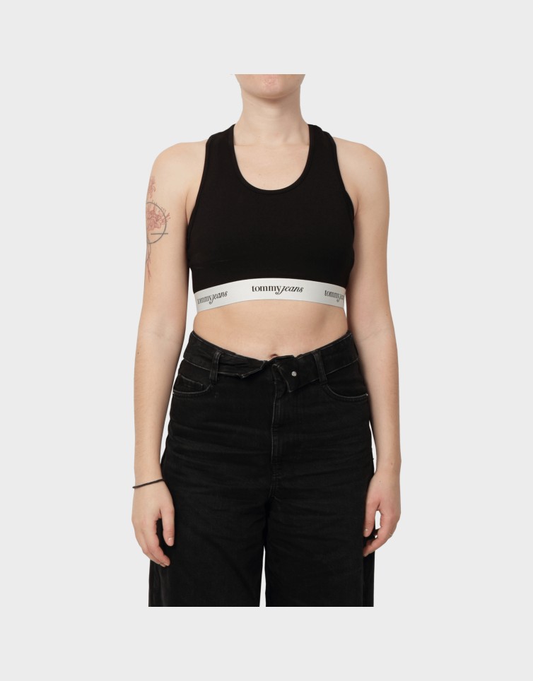 CROP TAPE BRA TOP