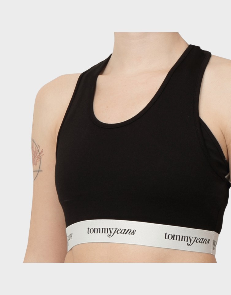 CROP TAPE BRA TOP
