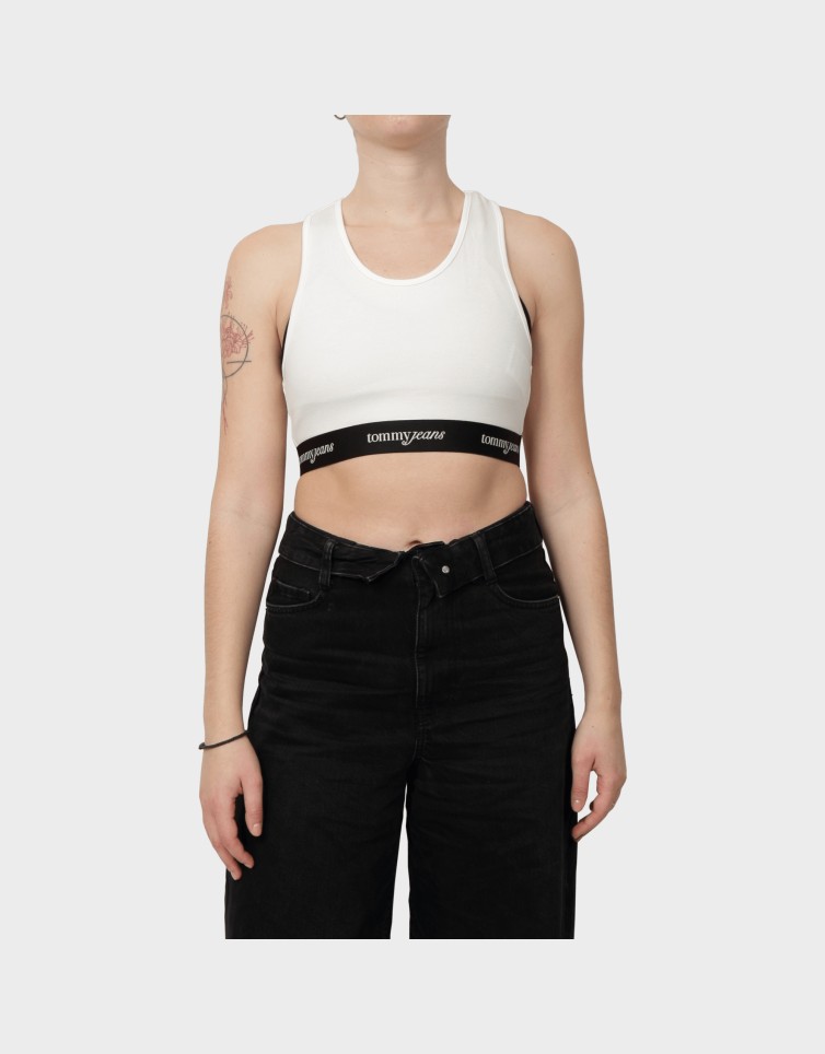 CROP TAPE BRA TOP