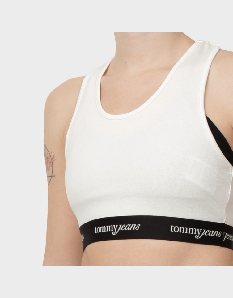 CROP TAPE BRA TOP