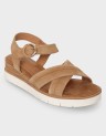CROSSED SANDALS