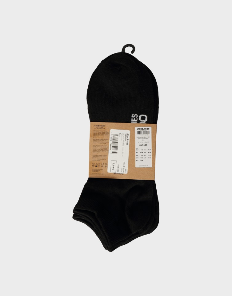 BASIC BAMBOO SHORT SOCK 3 PACK