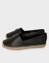 LOGO LEATHER ESPADRILLE