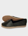 LOGO LEATHER ESPADRILLE
