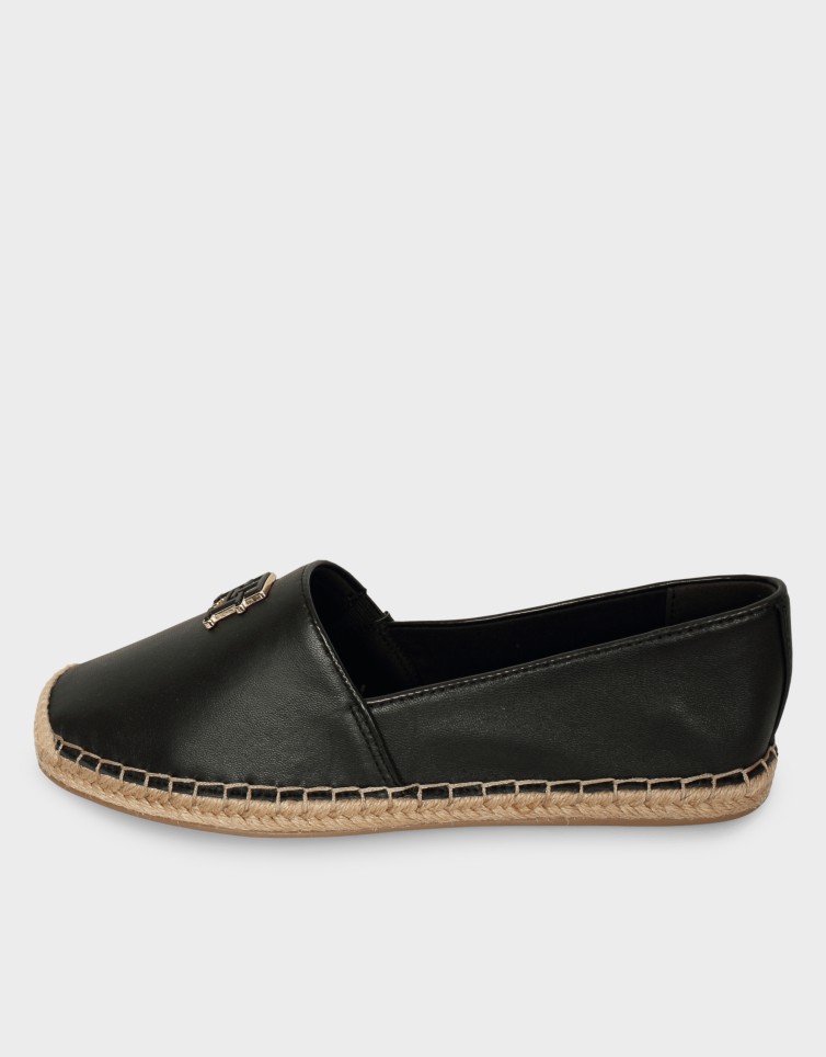 LOGO LEATHER ESPADRILLE