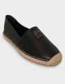 LOGO LEATHER ESPADRILLE