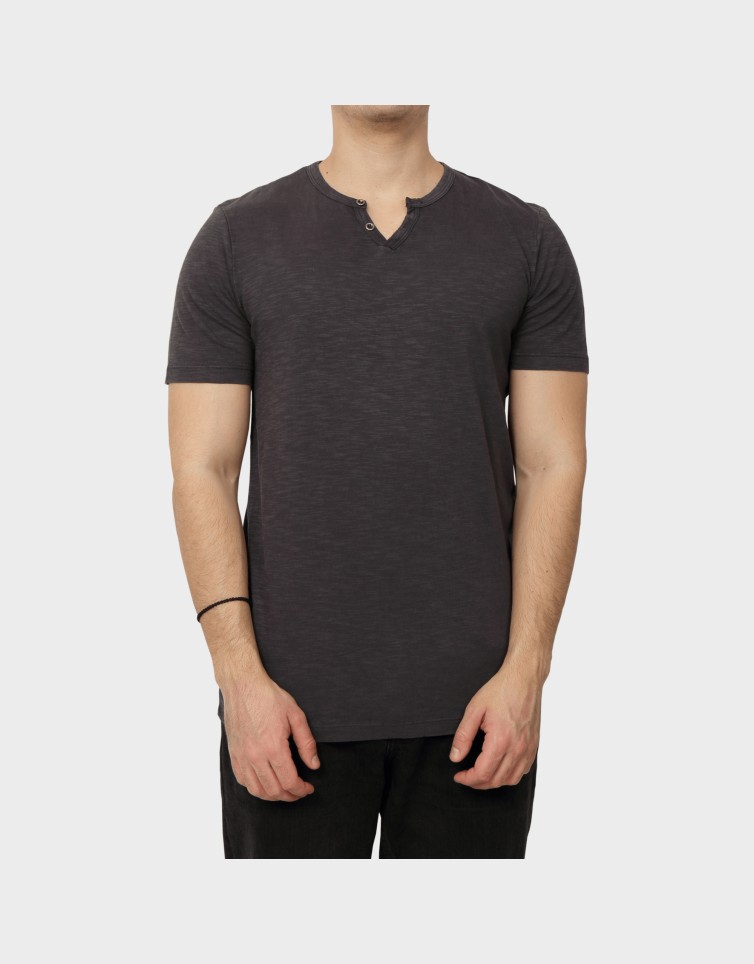 JJESPLIT NECK TEE SS NOOS