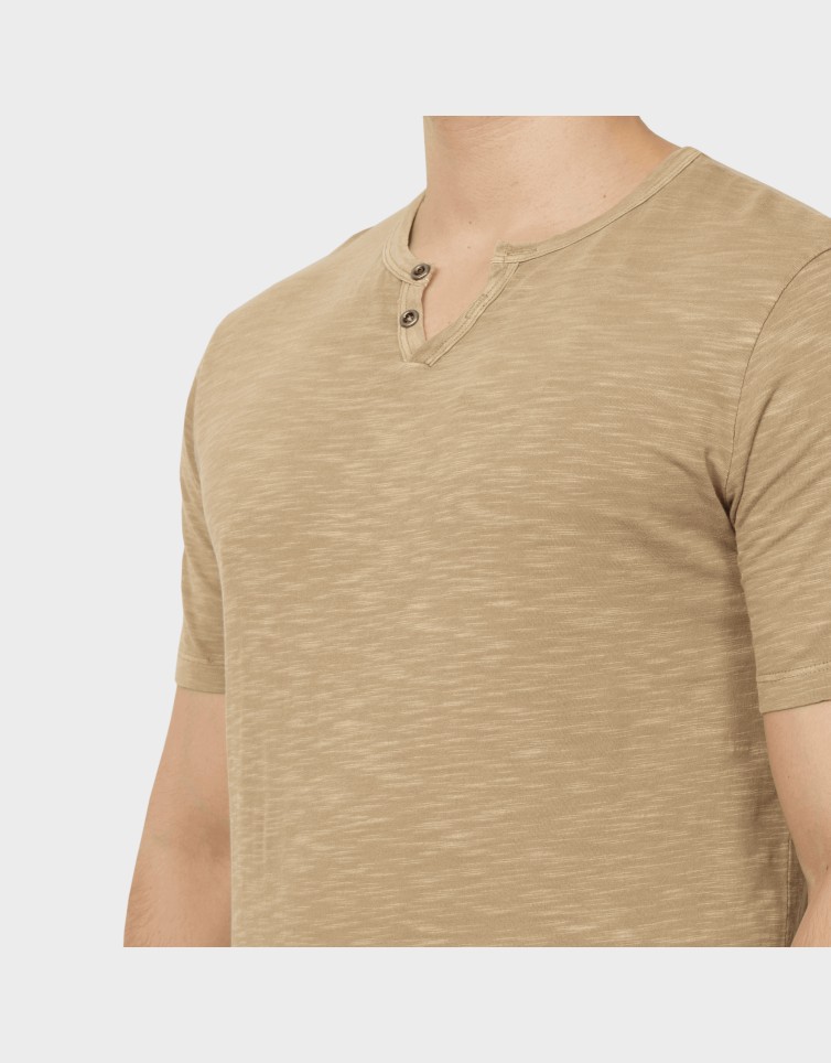 JJESPLIT NECK TEE SS NOOS