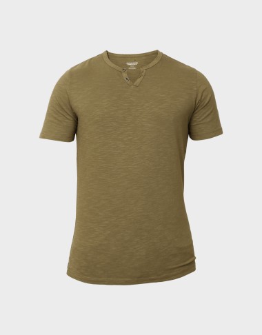 JJESPLIT NECK TEE SS NOOS